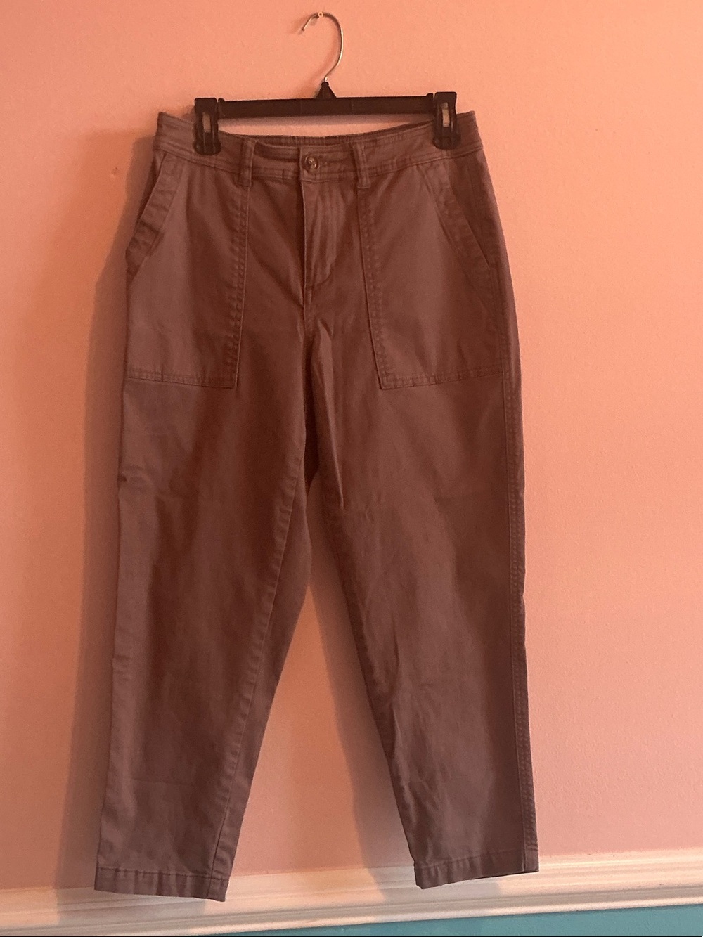 A.new day Women's Casual Brown Chino Pants